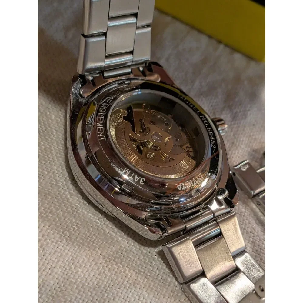 NEW Invicta Objet D'Art Excelsior Automatic Skeleton Watch Model 69452 with Box